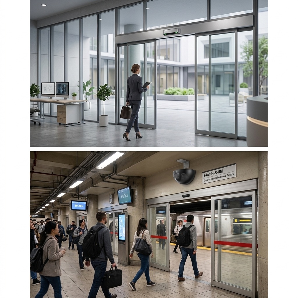 Microwave Motion Sensor for Automatic Sliding Doors