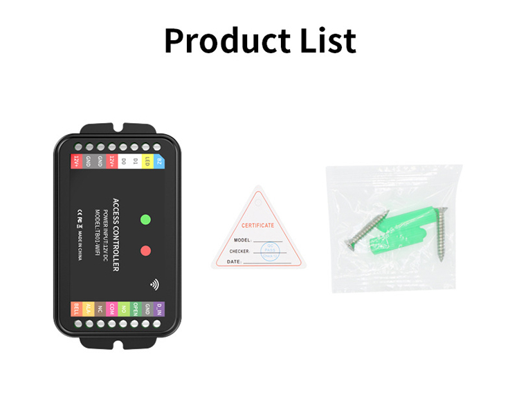 TB01-WIFI Smart Access Control Controller TTLock APP Remote Management