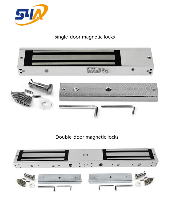 Single-door magnetic locks
