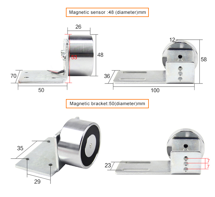 Fechadura magnética da porta automática