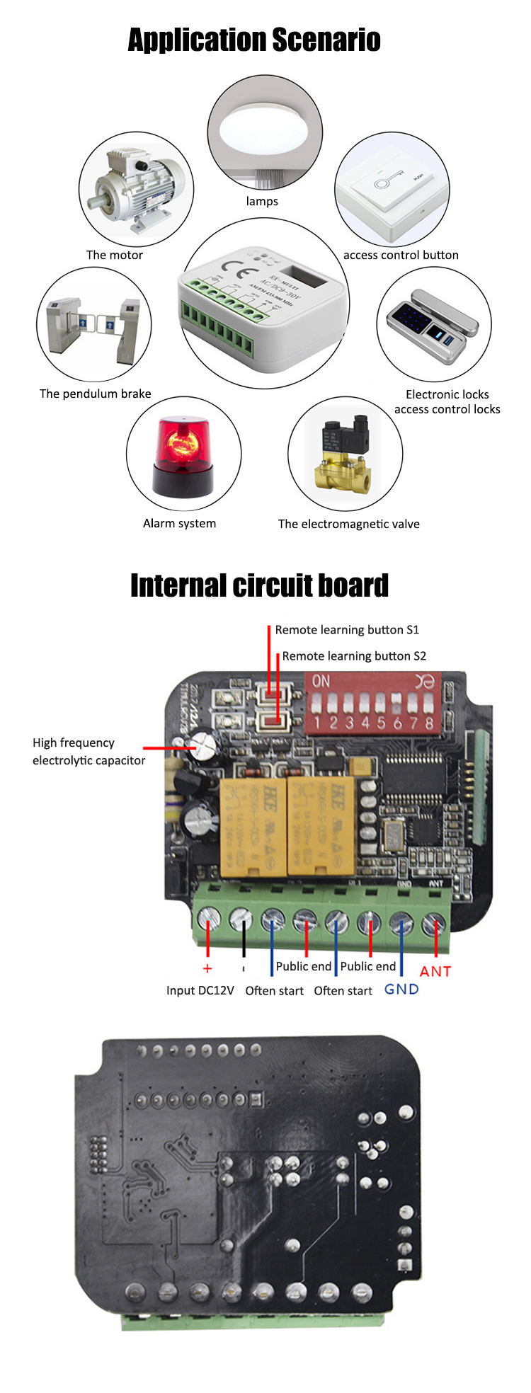 Interruptor do receptor do controle remoto