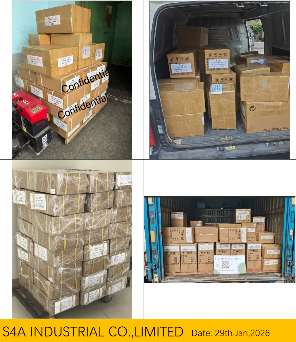 S4A Factory Dispatch: Access Control & Automatic Door Solutions Ready for Global Shipment