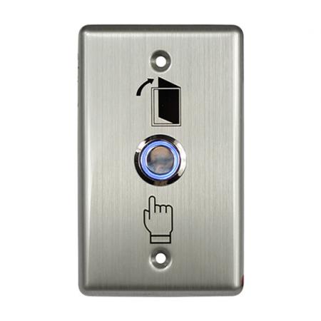 stainless steel exit button