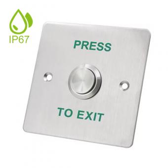 Stainless Steel Exit Button