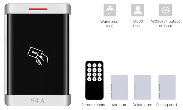 NOVO LIBERAÇÃO-RFID Autônomo Controle de acesso com controle remoto para os usuários do programa