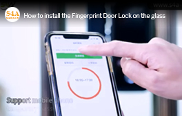  Como Para instalar a fechadura da porta da impressão digital no vidro Porta? 